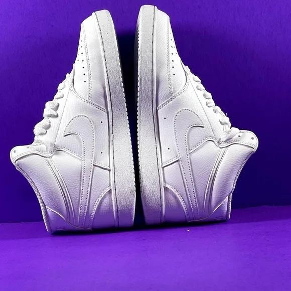 Nike Court Vision Mid Next Nature White Sneakers DN3577 100 Shoe Size 7-NEW