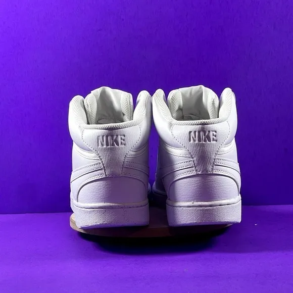 Nike Court Vision Mid Next Nature White Sneakers DN3577 100 Shoe Size 7-NEW