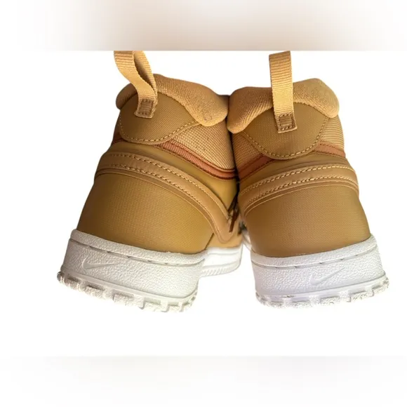 Nike Court Vision Mid Winter Boots Shoes Elemental Gold Tan DR7882 Mens Size 10