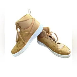 Nike Court Vision Mid Winter Boots Shoes Elemental Gold Tan DR7882 Mens Size 10