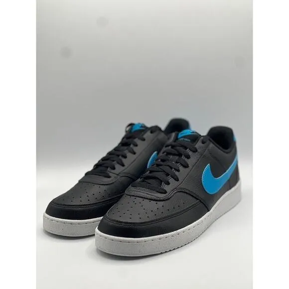 Nike Court Vision Next Nature Low Black Laser Blue NIB