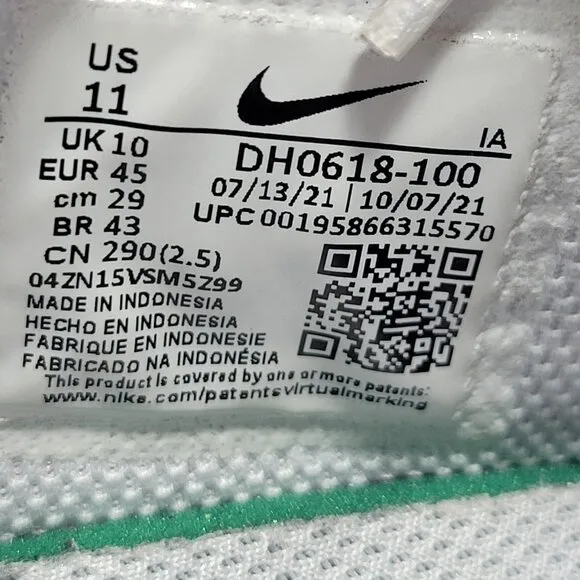 Nike Court Zoom Pro Shoes Mens 11 Tennis Pickleball White Swoosh
