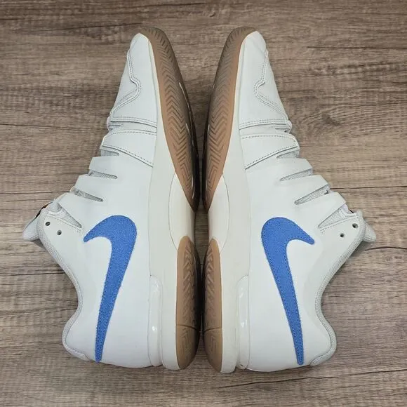 Nike Court Zoom Vapor 9.5 Tour LTR Men's Size 13 White Blue Sneakers (FJ1683-100
