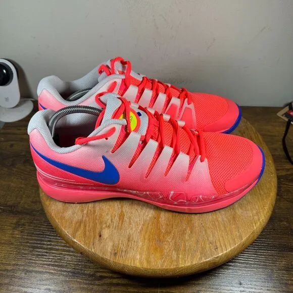 Nike Court Zoom Vapor Tour Hot Punch Tennis Shoes Men's Size 12 FB2664-600