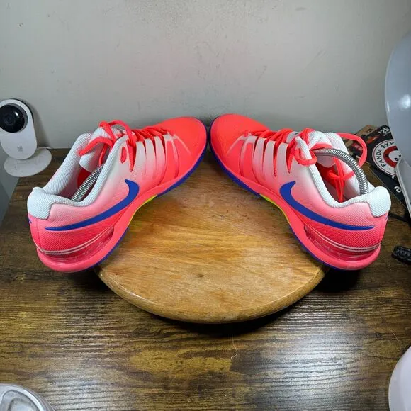 Nike Court Zoom Vapor Tour Hot Punch Tennis Shoes Men's Size 12 FB2664-600