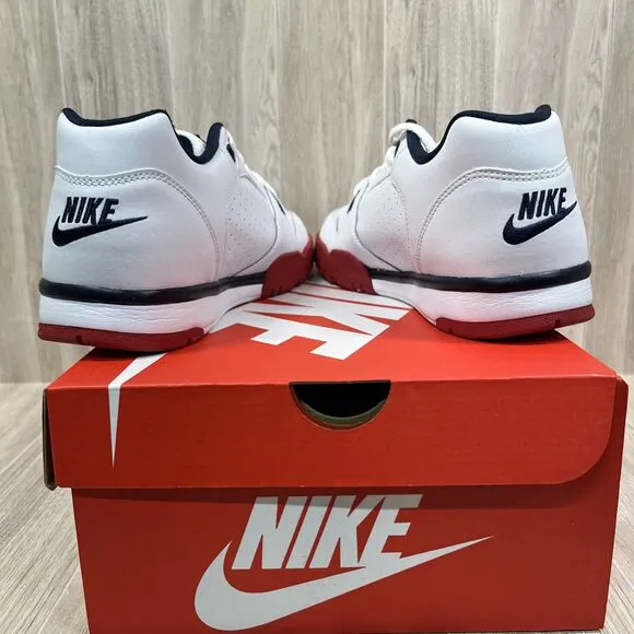 Nike Cross Trainer Low Men's Shoes White Gym Red Obsidian CQ9182-101 Men Sz 10.5