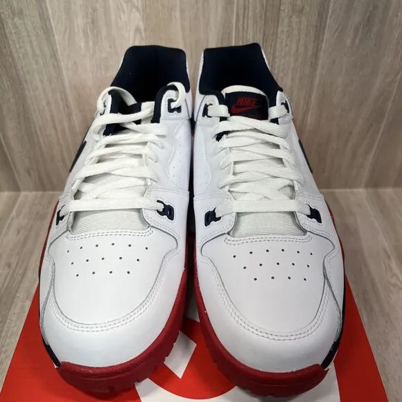 Nike Cross Trainer Low Men's Shoes White Gym Red Obsidian CQ9182-101 Men Sz 10.5