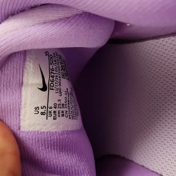 Nike Downshifter 13 Women's Road Running Shoes Size 8.5 Color Purple/Lilac