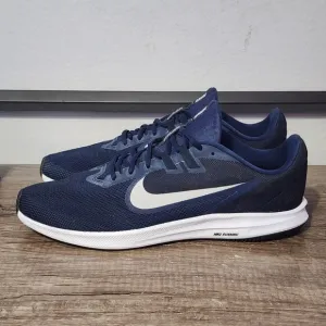 Nike Downshifter 9 (AR4046-400) Men's Athletic Running Gym Shoes Size 14 Blue