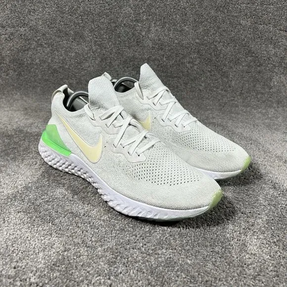 Nike Epic React Flyknit 2 White Athletic Running Shoes BQ8928-100 Mens Size 11