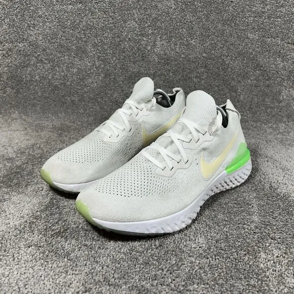 Nike Epic React Flyknit 2 White Athletic Running Shoes BQ8928-100 Mens Size 11