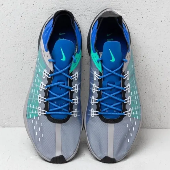 NIKE EXP-X14 AO1554 Photo Blue Gray Run Gym Shoes Mens Size 12 NEW Fast Ship