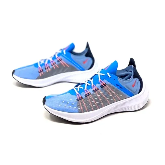 NIKE EXP-X14 AO1554 Photo Blue Gray Run Gym Shoes Mens Size 8 New Box Fast Ship