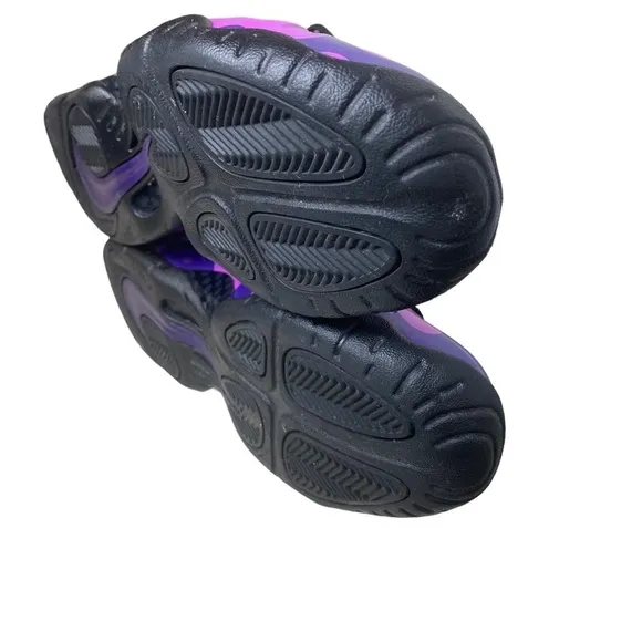 Nike Foamposite Basketball Shoes Purple Camo Hyper Violet Women 8.5 Youth‎ 7