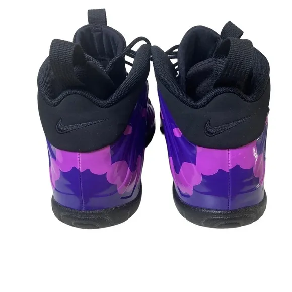 Nike Foamposite Basketball Shoes Purple Camo Hyper Violet Women 8.5 Youth‎ 7
