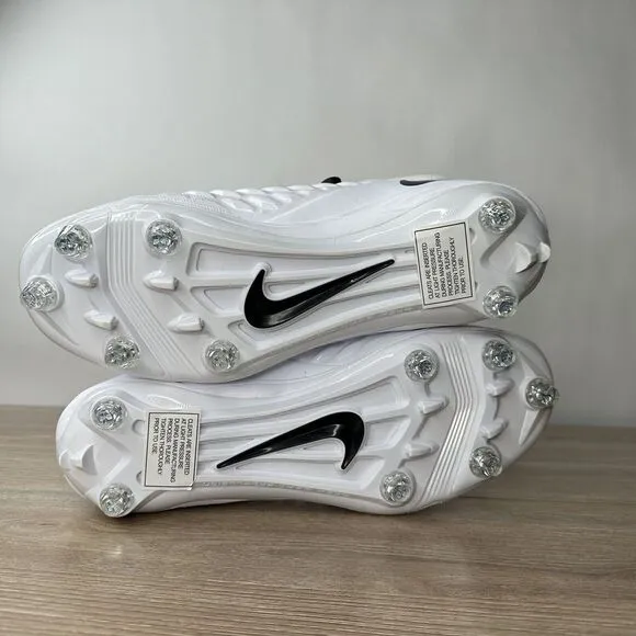 Nike Football Cleats Mens‎ 11.5 White Force Savage Pro 2 Detachable BV3981-100