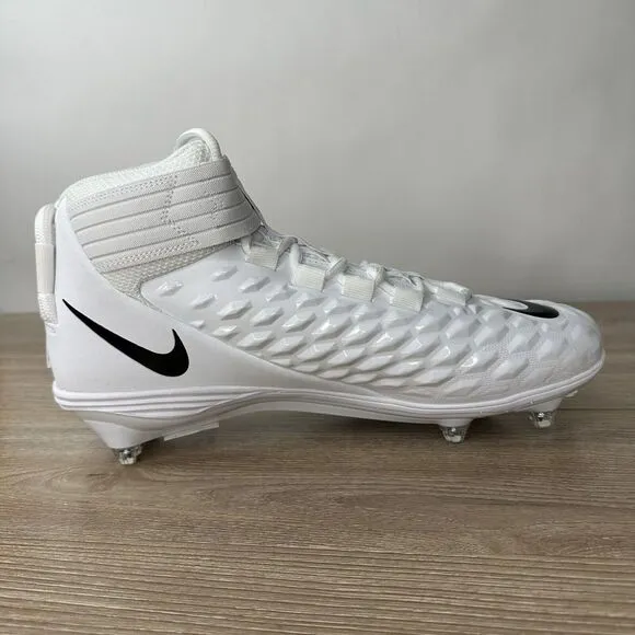 Nike Football Cleats Mens‎ 11.5 White Force Savage Pro 2 Detachable BV3981-100