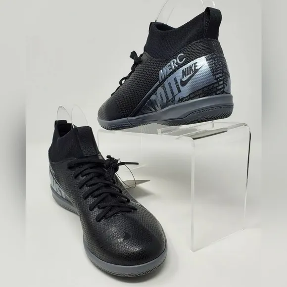 Nike Football shoes Mercurial Superfly 4.5Y Academy Ic Jr AT8135 001 black New