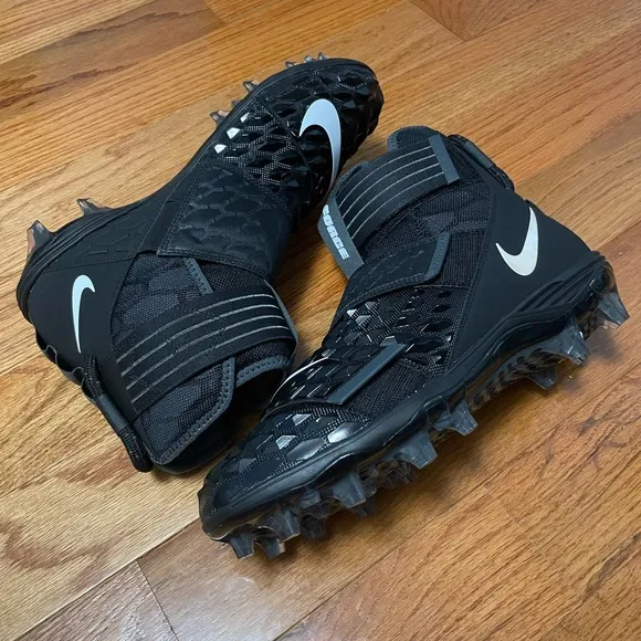 Nike Force Savage Elite 2 TD Black Football Cleats AH3999-001 Men's Size 16