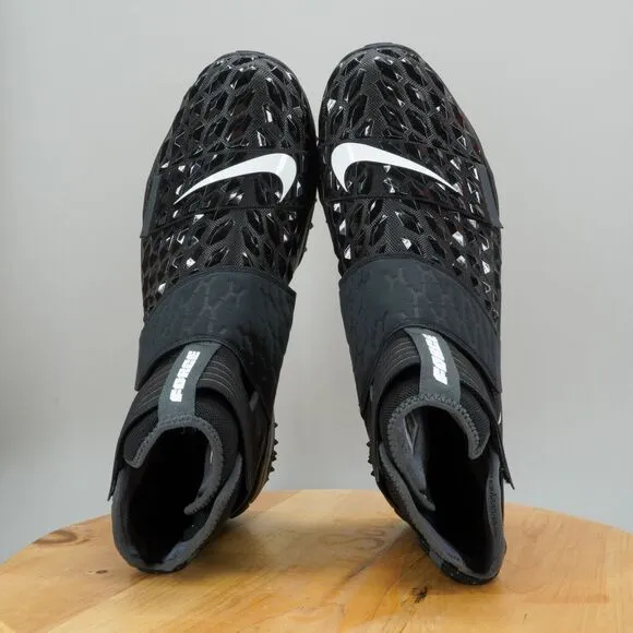 Nike Force Savage Elite 2 TD Shark Mens Size 18 Football Cleats Black NEW