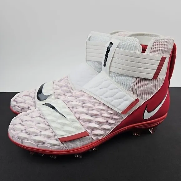 Nike Force Savage Elite‎ 2 White Cardinal Red BV3962-102 Men's Size 14.5 New