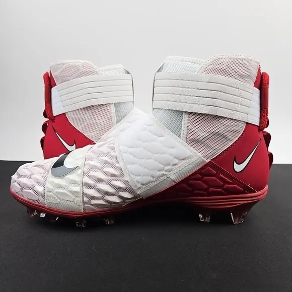 Nike Force Savage Elite‎ 2 White Cardinal Red BV3962-102 Men's Size 14.5 New
