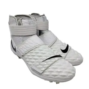 Nike Force Savage Elite 2 White Football Cleats‎ Men's Size 17 AH3999-100 New