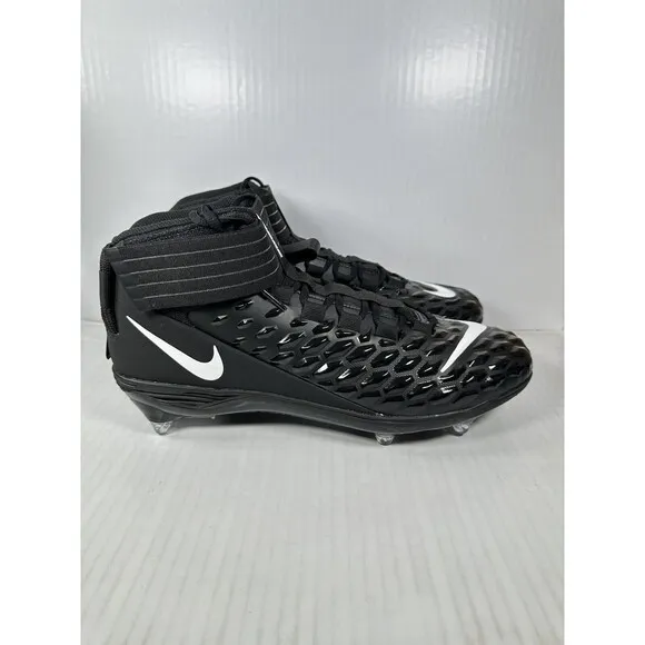 Nike Force Savage Pro 2 Black Football Detachable Mens Size 13.5 BV3981-001 NEW