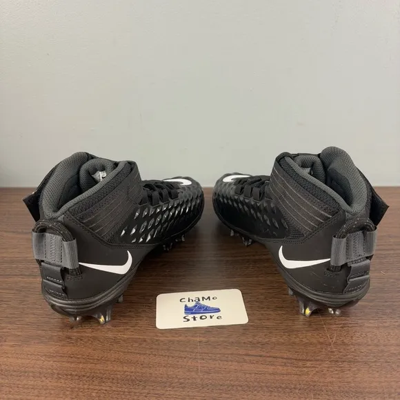 Nike Force Savage Pro 2 Football Cleats Black Shoes AH4000-002 Men’s Sz 10.5
