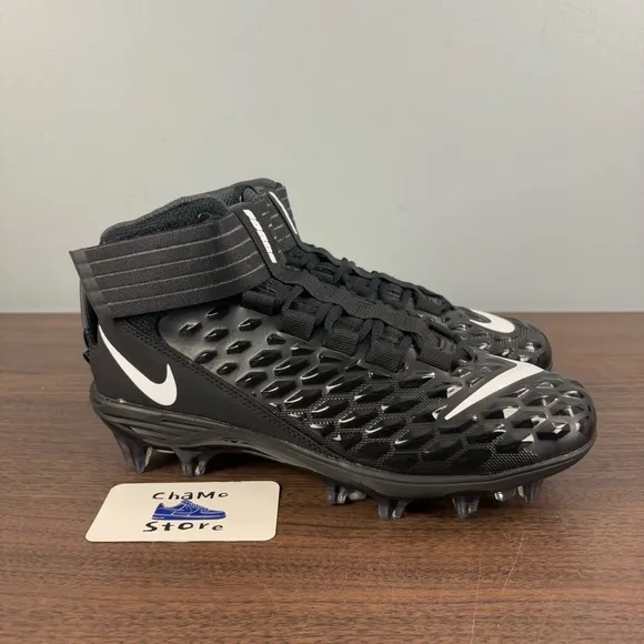 Nike Force Savage Pro 2 Football Cleats Black Shoes AH4000-002 Men’s Sz 10.5