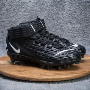 Nike Force Savage Pro 2 Football Cleats Black White AH4000-002 Mens Size 9 NEW