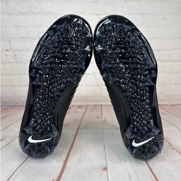 Nike Force Savage Pro 2 Mid Black White Football Cleats Mens Sz 10.5 AH4000-002