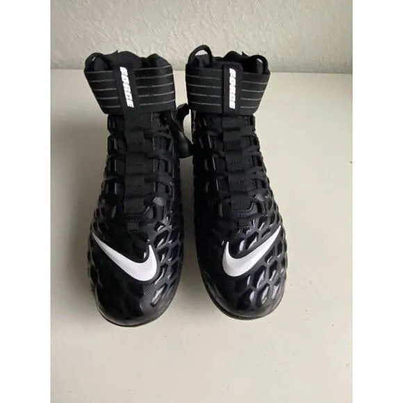 Nike Force Savage Pro 2 Black Detachable Football Cleats BV3981-001 Men’s Sz 14