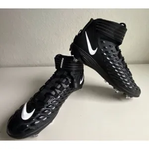 Nike Force Savage Pro 2 Black Detachable Football Cleats BV3981-001 Men’s Sz 14
