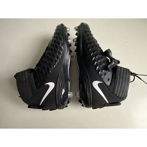 Nike Force Savage Pro 2 Black Detachable Football Cleats BV3981-001 Men’s Sz 14