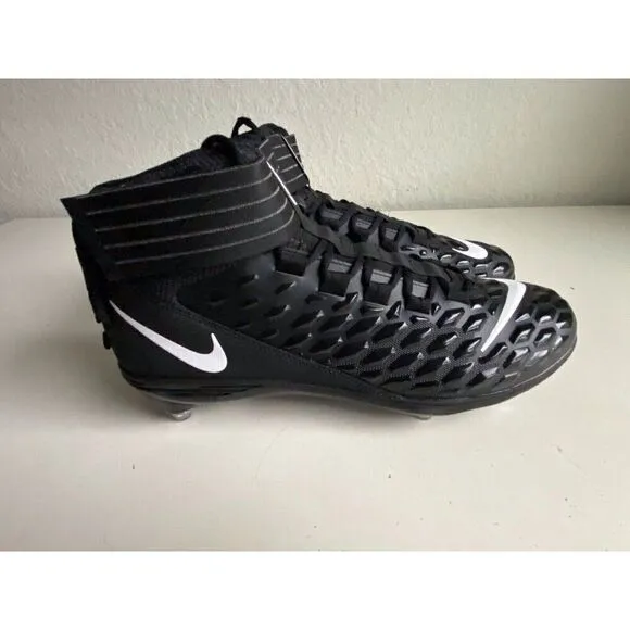 Nike Force Savage Pro 2 Black Detachable Football Cleats BV3981-001 Men’s Sz 14