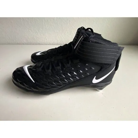Nike Force Savage Pro 2 Black Detachable Football Cleats BV3981-001 Men’s Sz 14