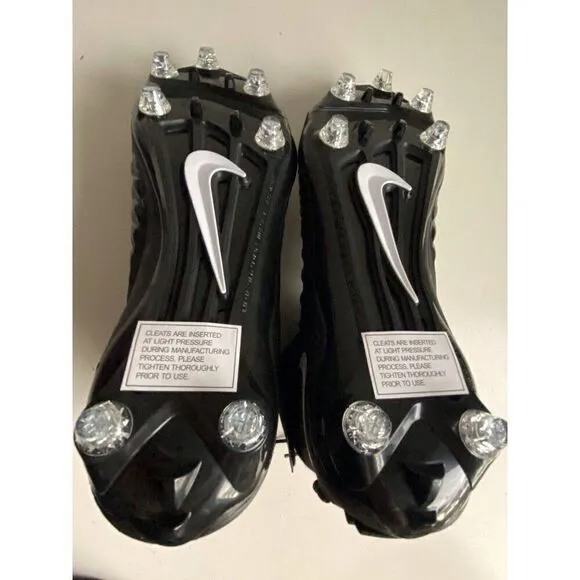 Nike Force Savage Pro 2 Black Detachable Football Cleats BV3981-001 Men’s Sz 14