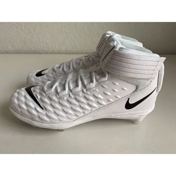 Nike Force Savage Pro 2 Detachable Football Cleats White BV3981-100 Men’s Sz 12