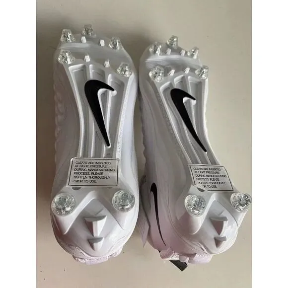 Nike Force Savage Pro 2 Detachable Football Cleats White BV3981-100 Men’s Sz 12