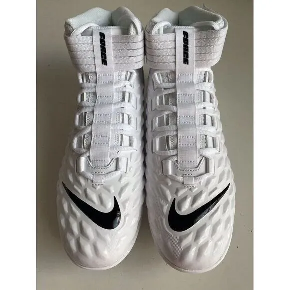 Nike Force Savage Pro 2 Detachable Football Cleats White BV3981-100 Men’s Sz 12