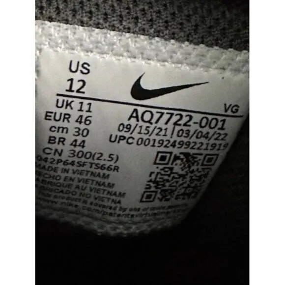 Nike Force Savage Shark 2 Football‎ Cleats AQ7722-001 Black/White Size 11 NIB