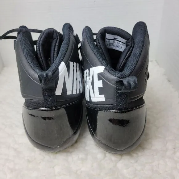 Nike Force Savage Pro Mens HighTop Shoes Size 16 Shark Black Football Cleat 2016