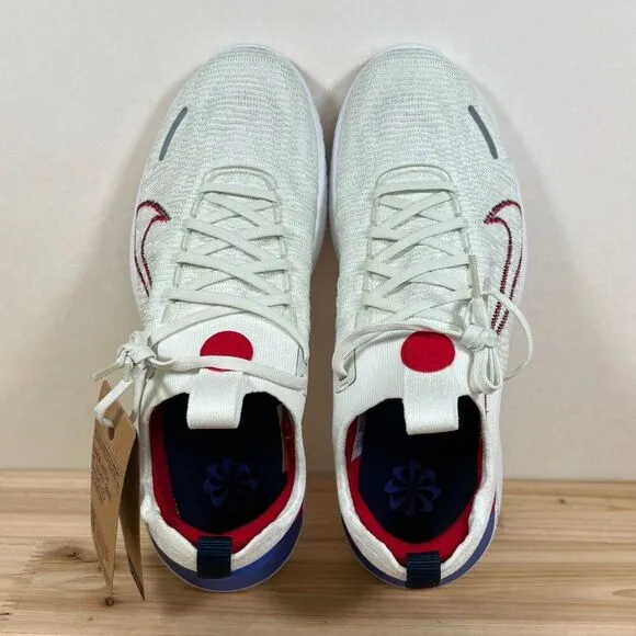 Nike Free RN Next Nature Road running shoes Mens 11.5 White Sea Glass Blue Red