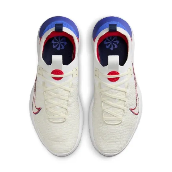 Nike Free RN NN Road Running Shoes 'White Blue University Red' FB1276-100 Men’s