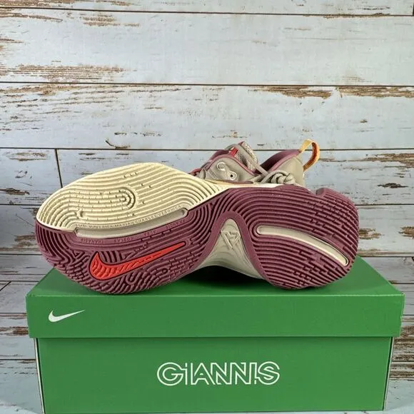 NIKE GIANNIS IMMORTALITY 3 BASKETBALL SHOES MEN'S SZ 9 FOSSIL STONE DZ7533 200