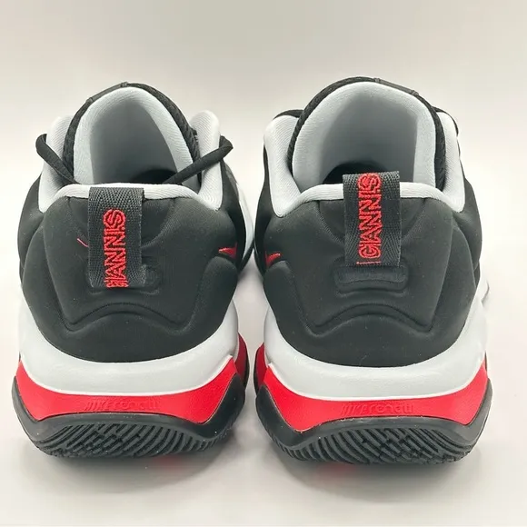 Nike Giannis Immortality 3 Basketball Shoes Red Black DZ7533-004 Men Size 10.5
