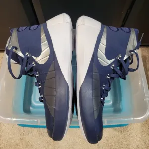 Nike Hyperdunk Men's Blue and Silver Basketball Shoes