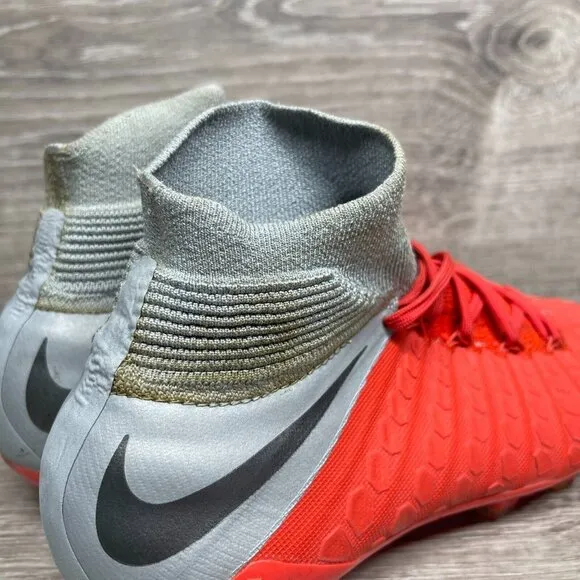 Nike Hypervenom Phantom 3 Elite DF FG GS Youth Soccer Cleats Size 6 ACC Flyknit