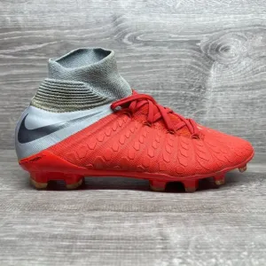 Nike Hypervenom Phantom 3 Elite DF FG GS Youth Soccer Cleats Size 6 ACC Flyknit